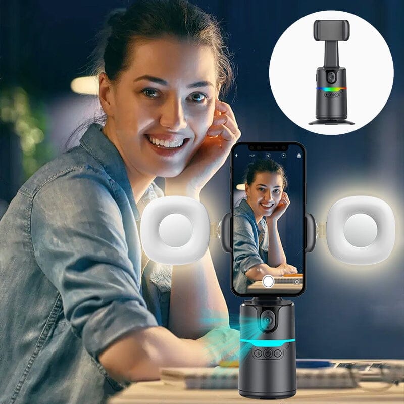 360° Rotatable Intelligent Automatic Pan-Tilt Stabilizer