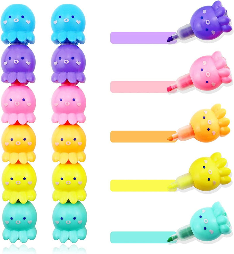 Colorful Octopus Shaped Maker Pens