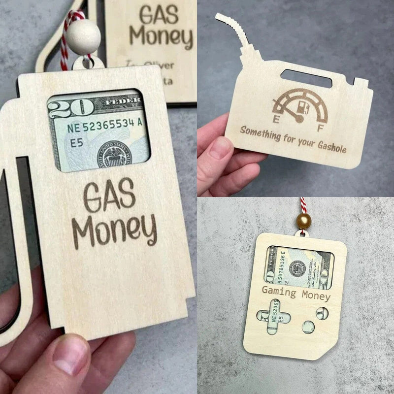 Christmas Gas (Shopping) Money Ornament