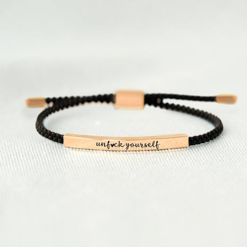 UNF♥CK YOURSELF Funny TUBE BRACELET