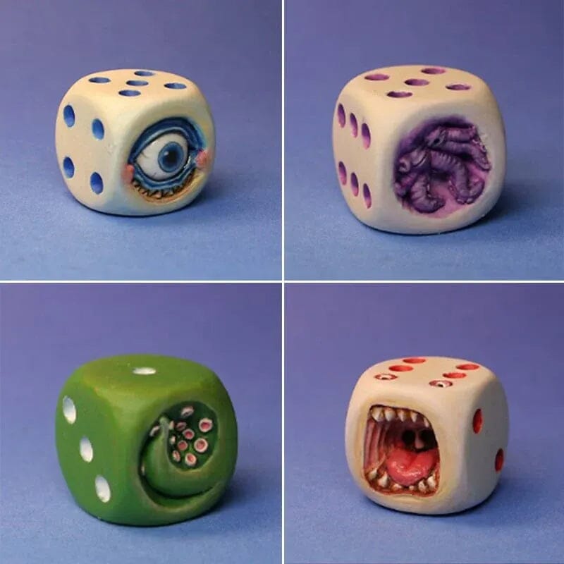 Monster Dice set of 5pcs