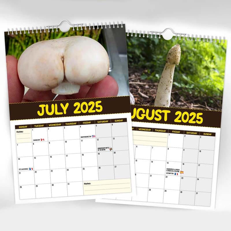 2025 World's Greatest Mushrooms Calendar