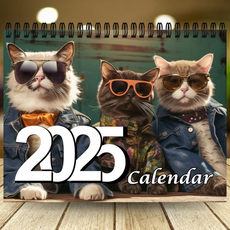 Cat Lovers Engagement Calendar 2025