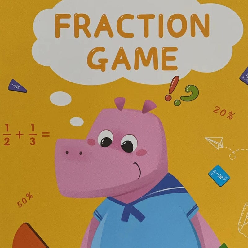 Montessori Educational Book Fraction Graph For Children