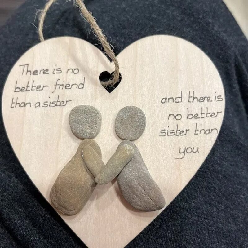 Wooden Heart Thank You Gift