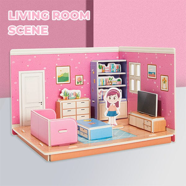 3D STEREO ROOM PUZZLE