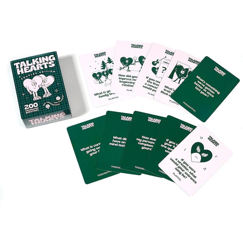 Talking Hearts Couple Card Game