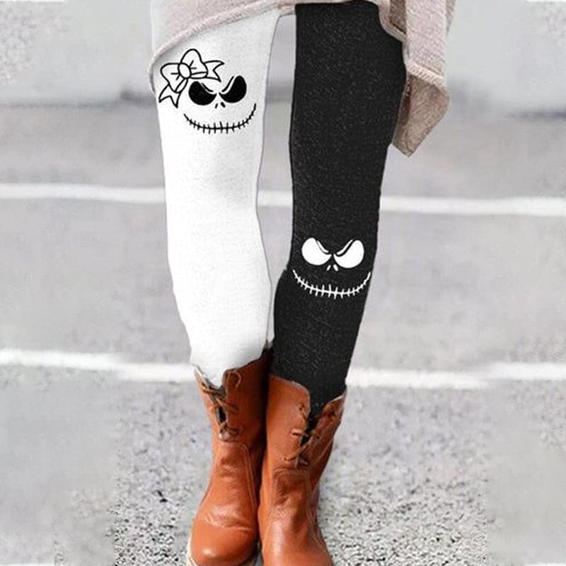 Women's Halloween Grimace Print Leggings