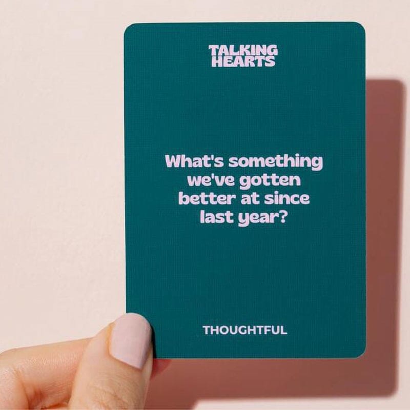 Talking Hearts Couple Card Game