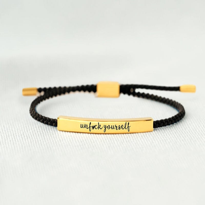 UNF♥CK YOURSELF Funny TUBE BRACELET