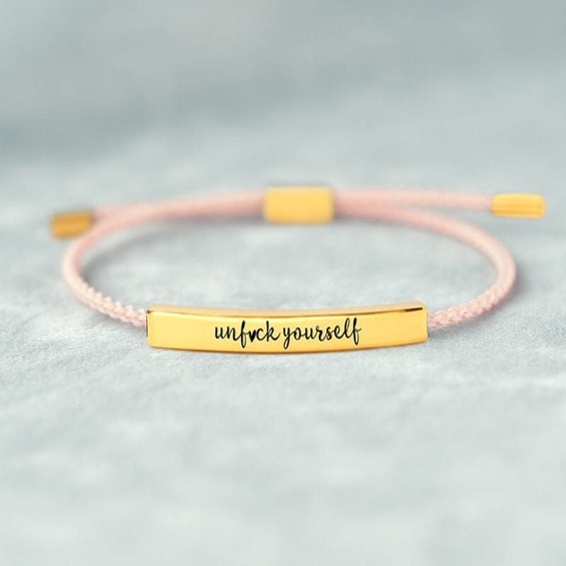 UNF♥CK YOURSELF Funny TUBE BRACELET