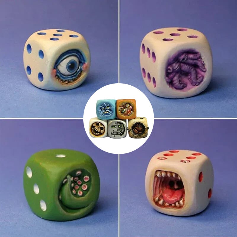 Monster Dice set of 5pcs