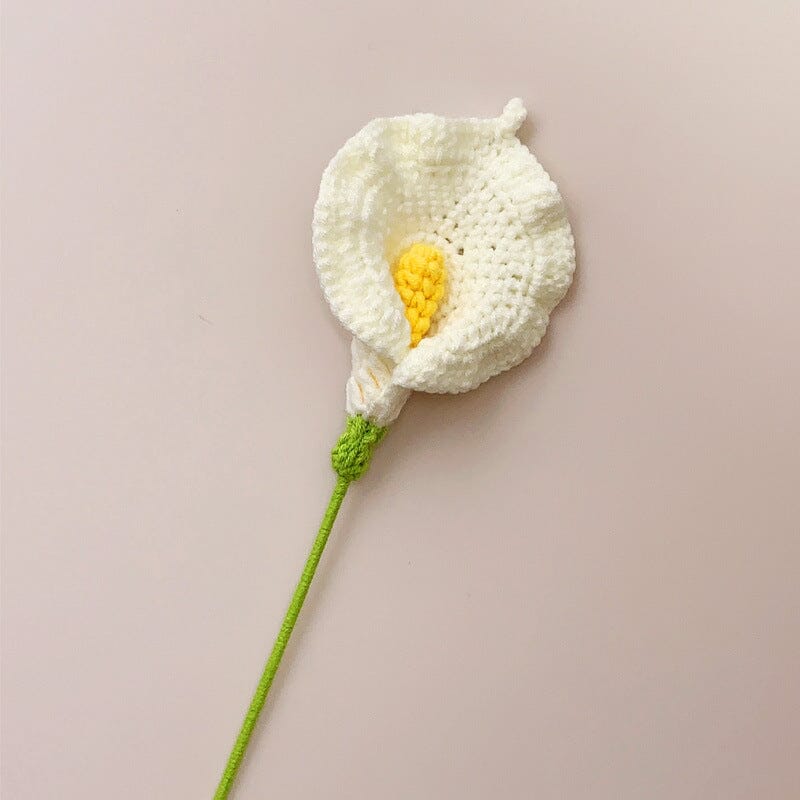 Crochet Flowers Bouquet Handmade Knitted Flower Gift(1pc)