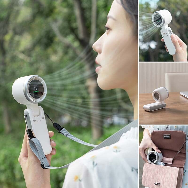Rechargeable Handheld High Speed Fan