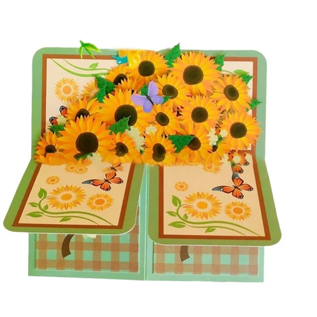 Mother's Day Sale 3D Pop up Flower Bouquet Card