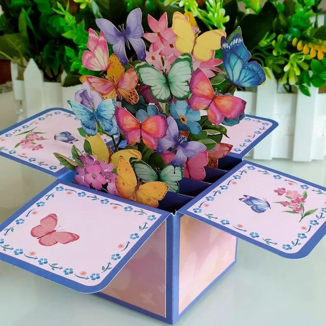 Mother's Day Sale 3D Pop up Flower Bouquet Card