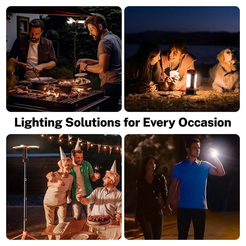 Sakerplus Upgraded Portable Camping Light with Bracket