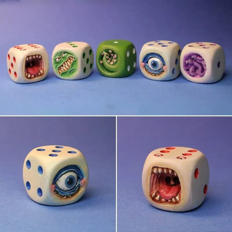 Monster Dice set of 5pcs