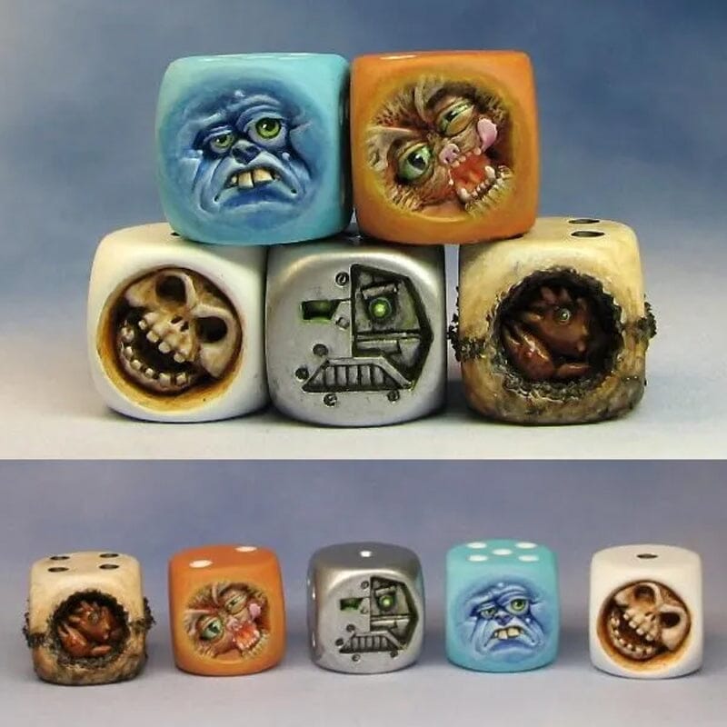 Monster Dice set of 5pcs
