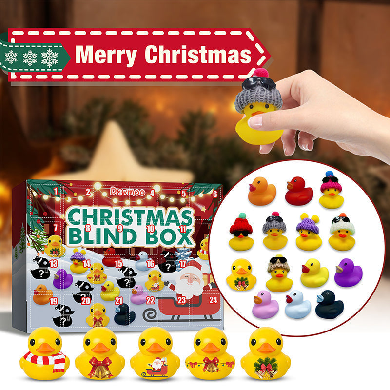 Christmas Advent Calendar - 24 Rubber Ducks for Kids