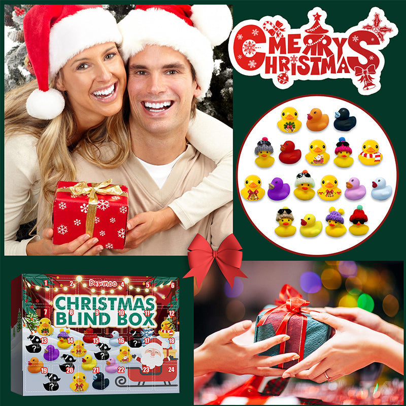 Christmas Advent Calendar - 24 Rubber Ducks for Kids