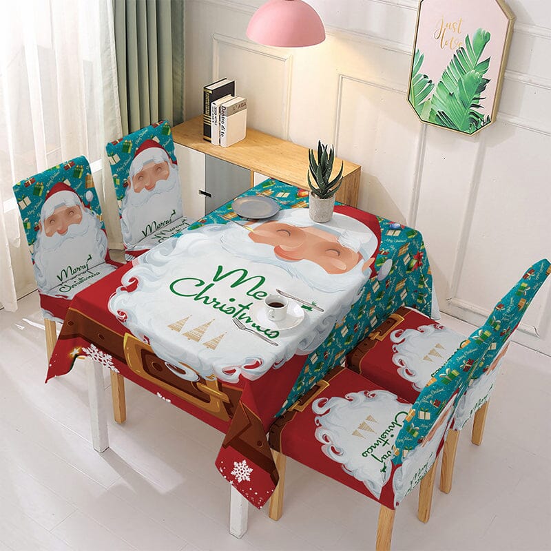 🎅EARLY CHRISTMAS SALE🎅 Christmas Tablecloth Chair Cover Decoration