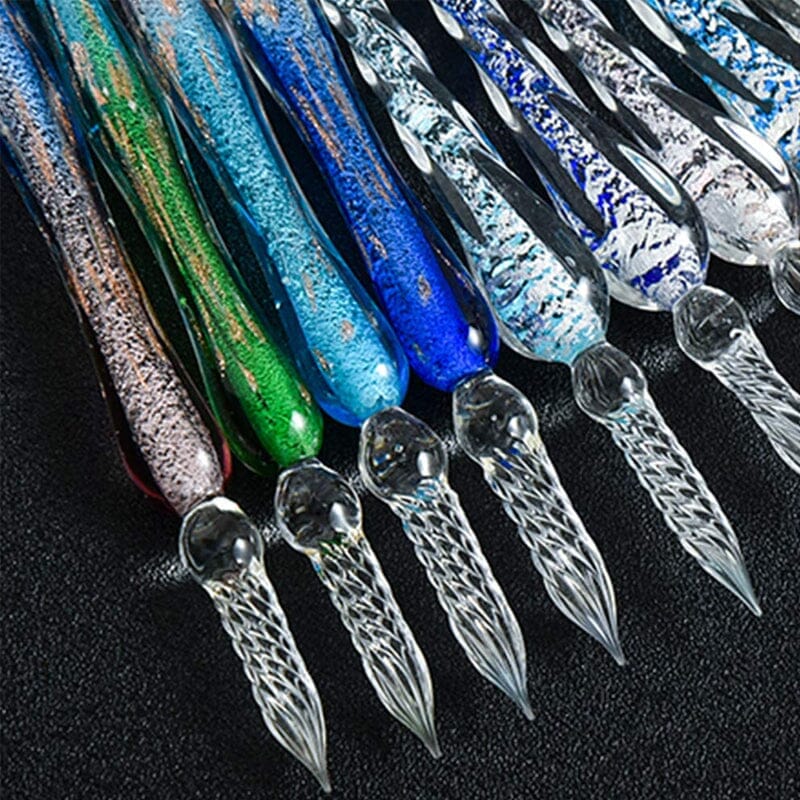 2023 Calligraphy Glass Dip Pens Ink Set