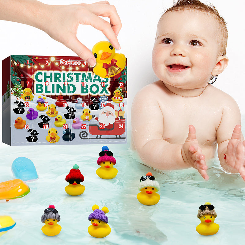 Christmas Advent Calendar - 24 Rubber Ducks for Kids