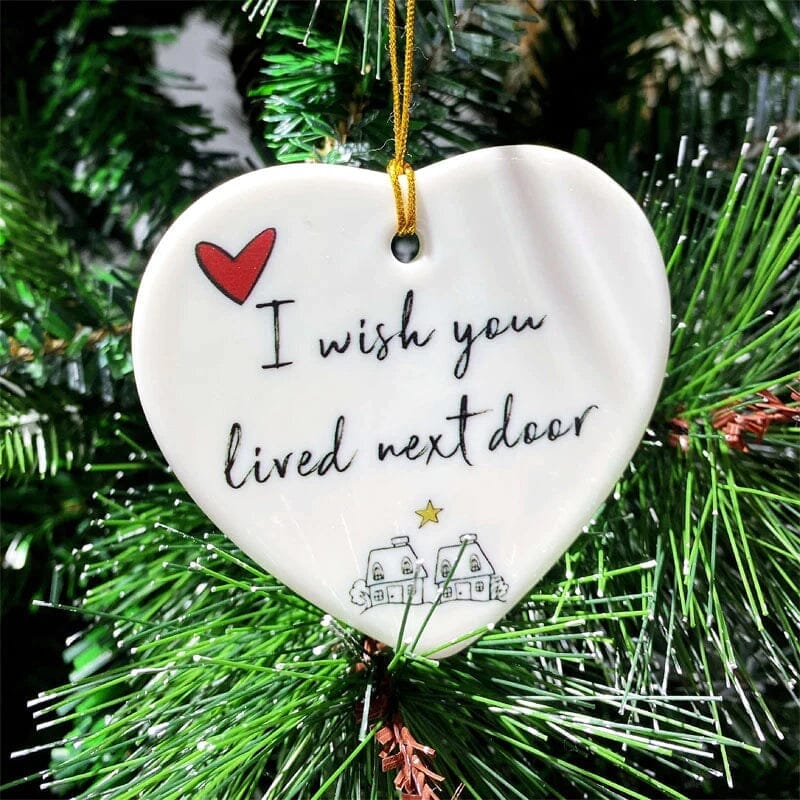 🔥Ceramic Heart Hanging Ornament