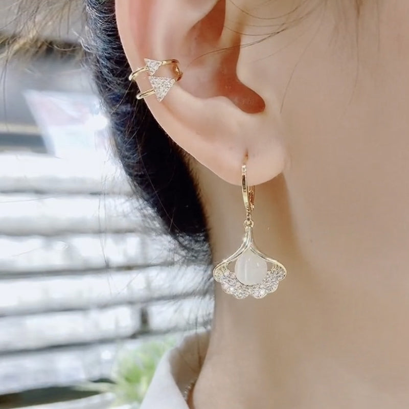 Stylish Unique Ginkgo Earrings