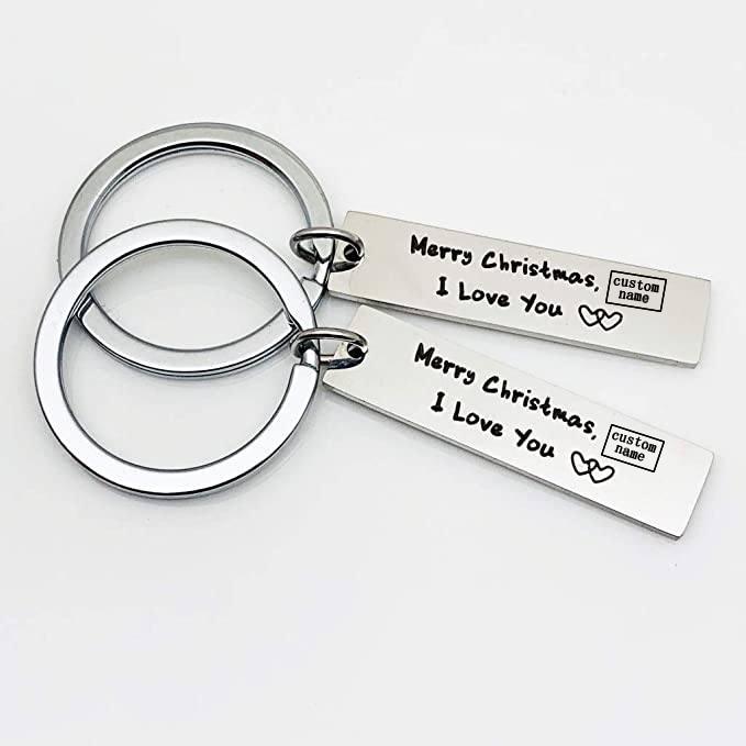 SANK®“Merry Christmas,l love you”Family Personalized Custom Keychain(Normal Package)