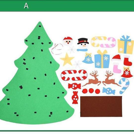 DIY Felt Christmas Tree（Best Gift For Children）