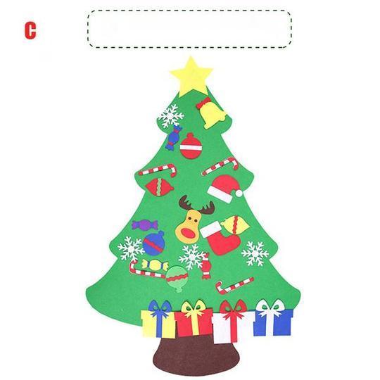 DIY Felt Christmas Tree（Best Gift For Children）