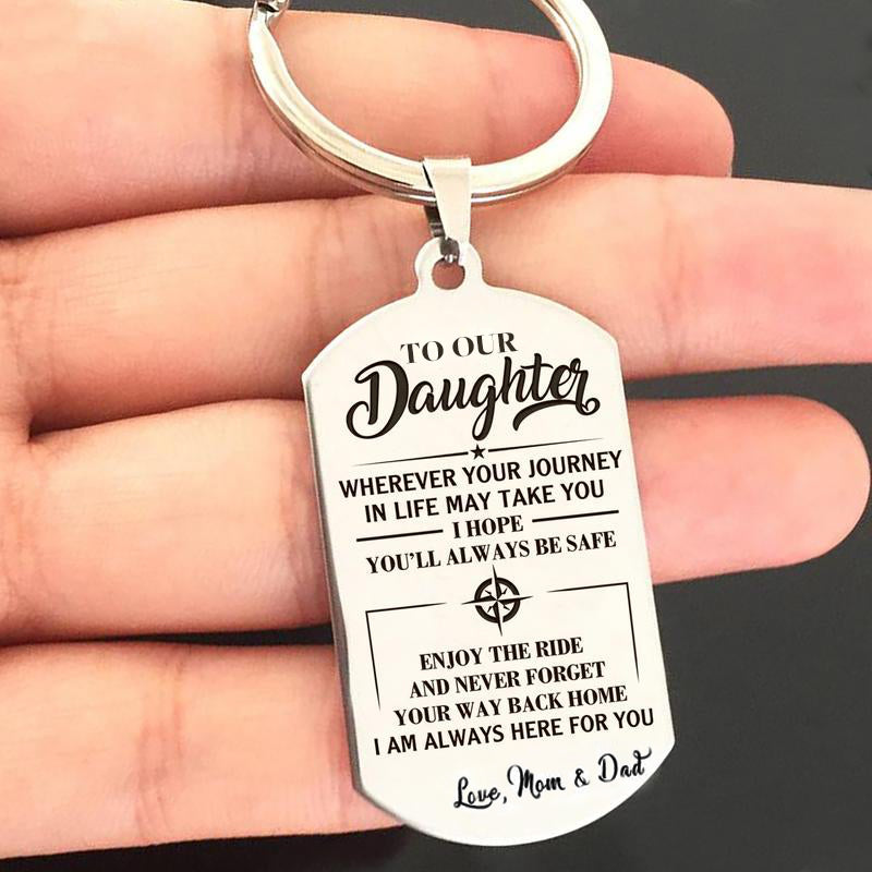 SANK® To Our Son/Daughter Keychain(with Sank® gift box)