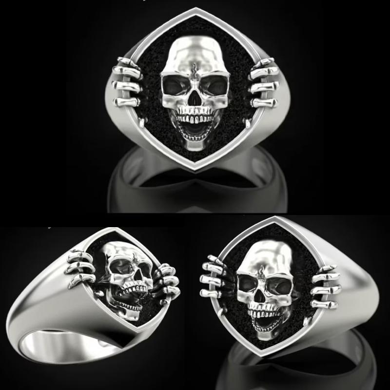 🎃HALLOWEEN🎃Neo-Gothic Style Skull Unisex Ring