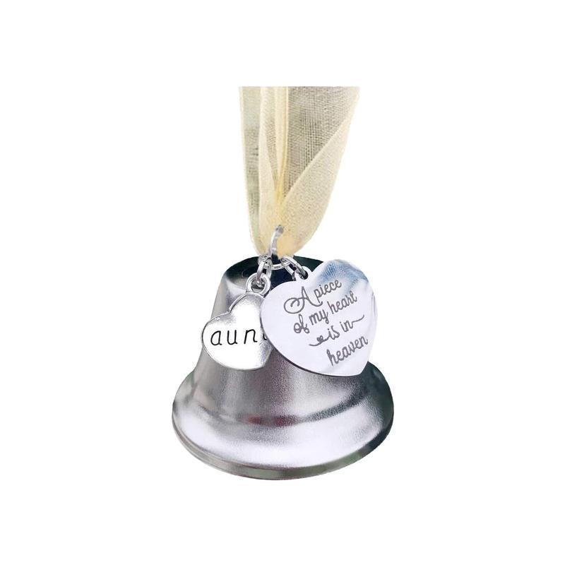 Heart-Warming Christmas Memorial Bell Pendant