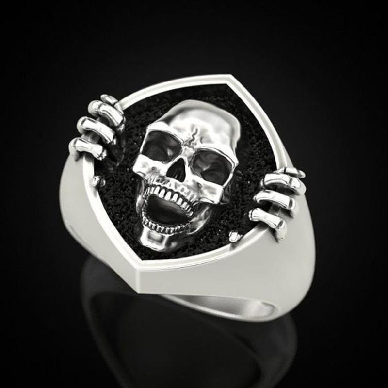 🎃HALLOWEEN🎃Neo-Gothic Style Skull Unisex Ring