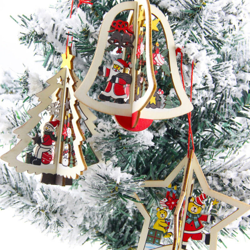 Christmas Wooden Pendant