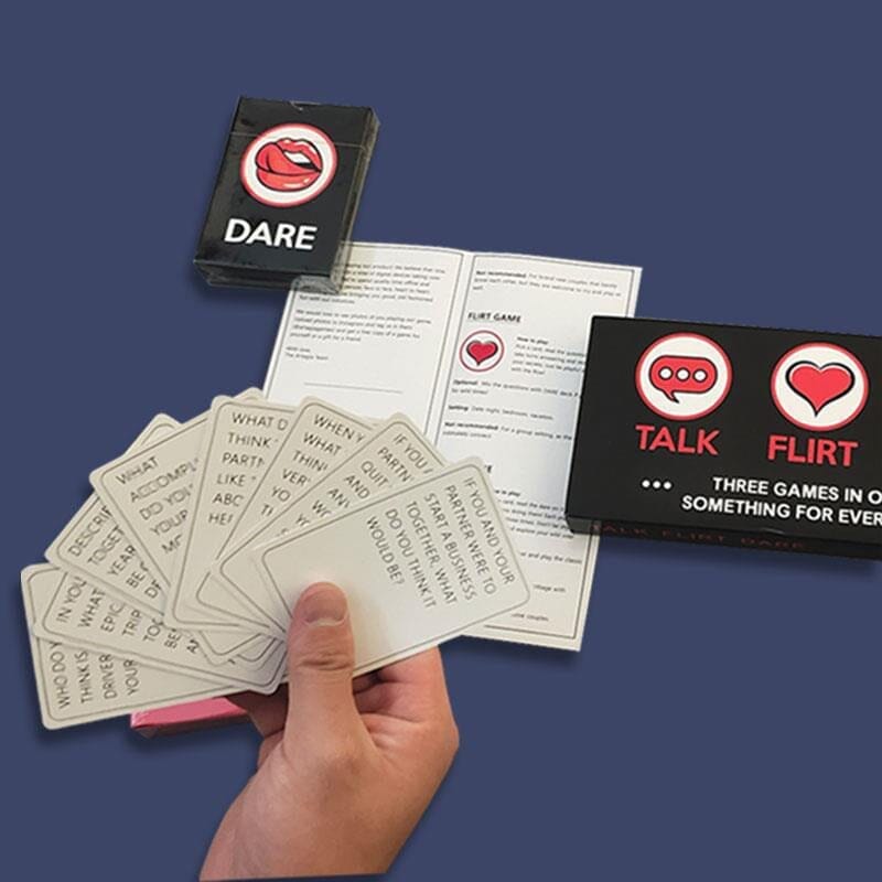 Talk, Flirt, Dare CARD GAME