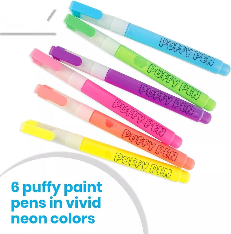 Magic Puffy Pens, Set of 6