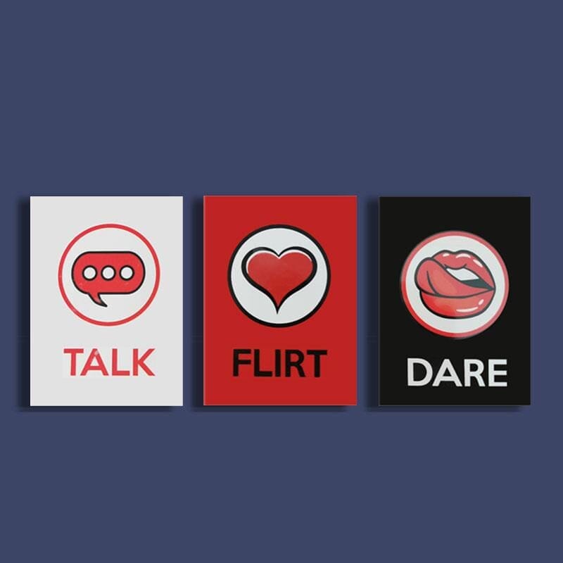 Talk, Flirt, Dare CARD GAME