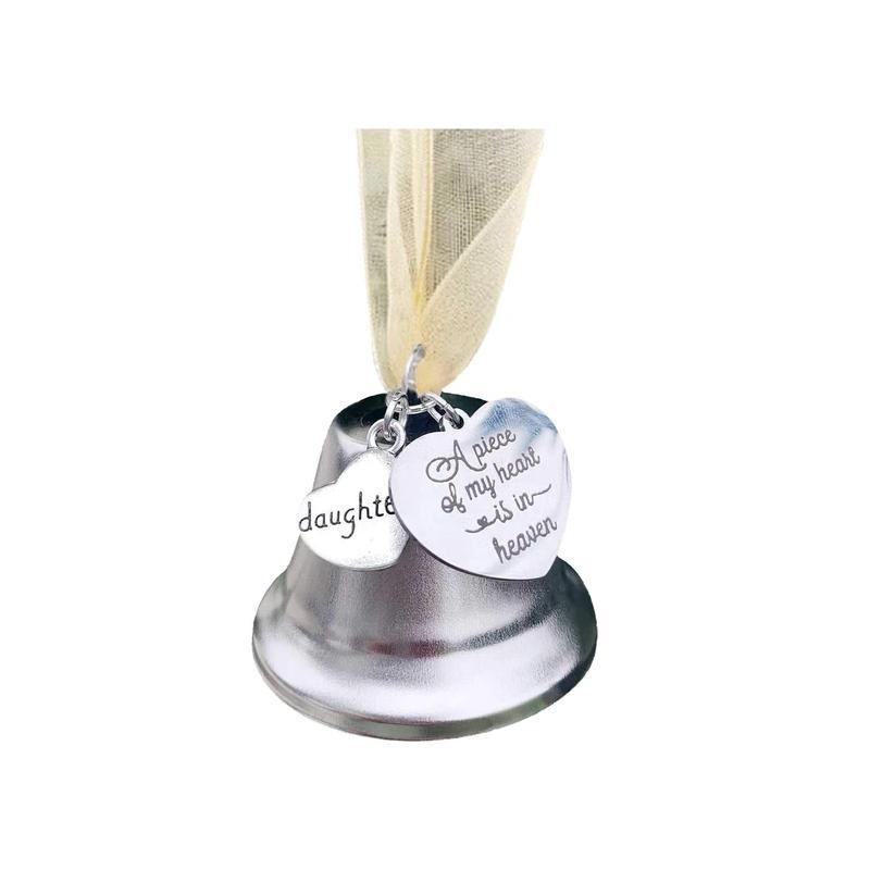 Heart-Warming Christmas Memorial Bell Pendant