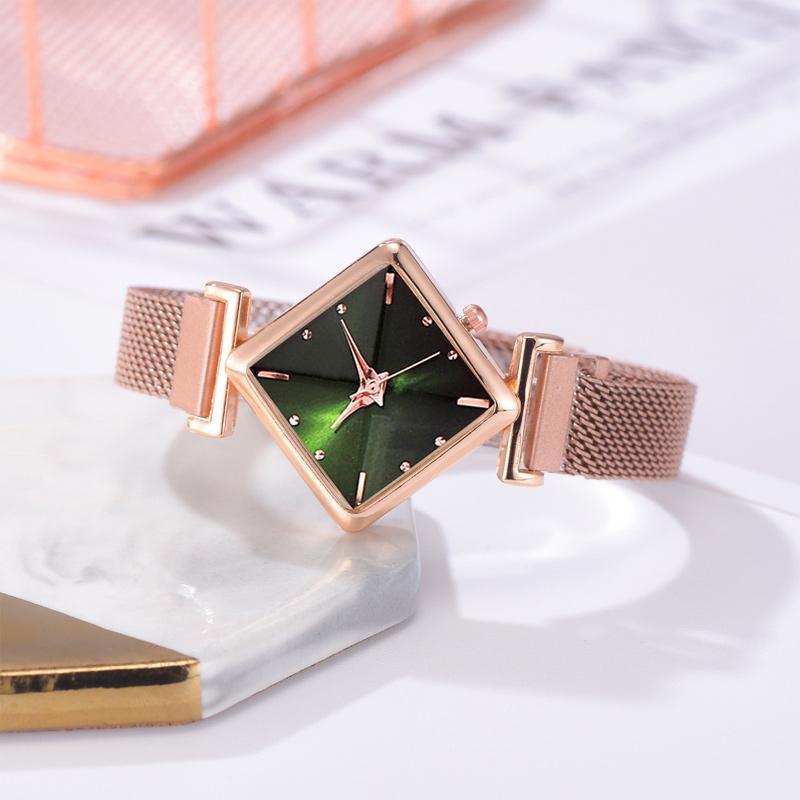 Diamond Watch & Bracelet Set