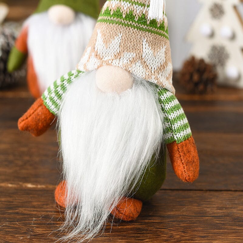 🌲Christmas Green Faceless Old Man Elf Figurine