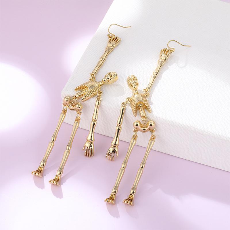 🎃HALLOWEEN🎃Punk Skeleton skull earrings