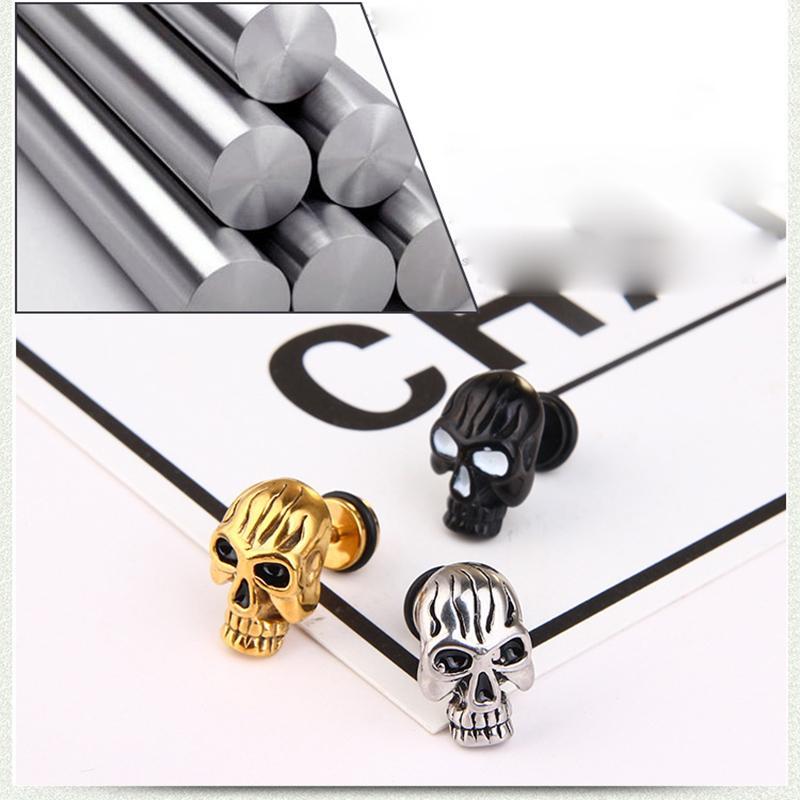 🎃HALLOWEEN🎃Skull Ear Piercing Earring Stud