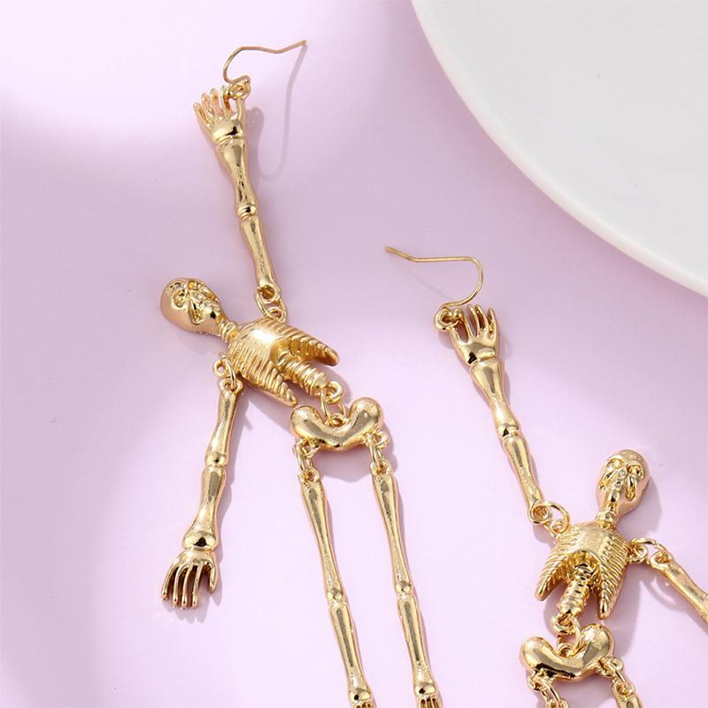 🎃HALLOWEEN🎃Punk Skeleton skull earrings