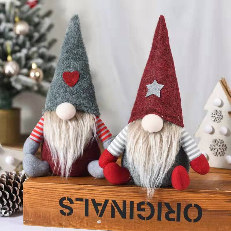 💖Christmas Faceless Elderly Doll