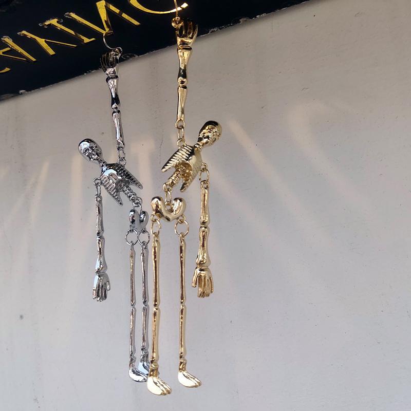 🎃HALLOWEEN🎃Punk Skeleton skull earrings