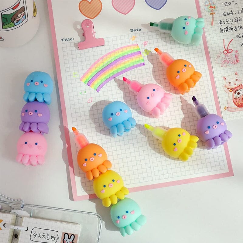 Colorful Octopus Shaped Maker Pens
